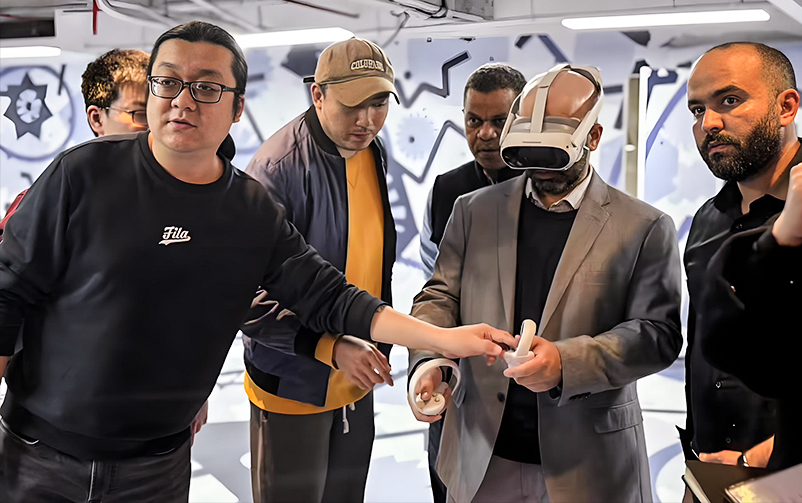 快讯｜海外客户到访，解锁LBE大空间虚实交融，开拓全球市场